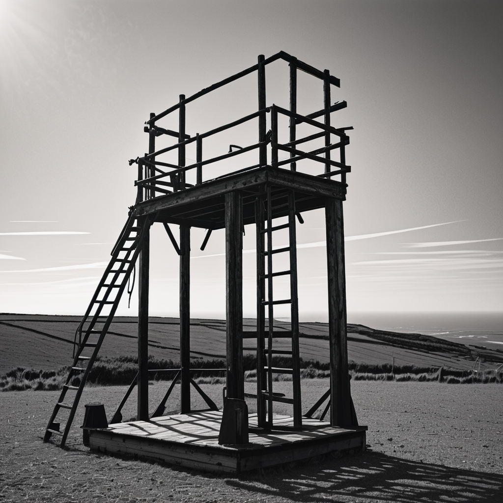 a gallow, whit platform

, RAW...