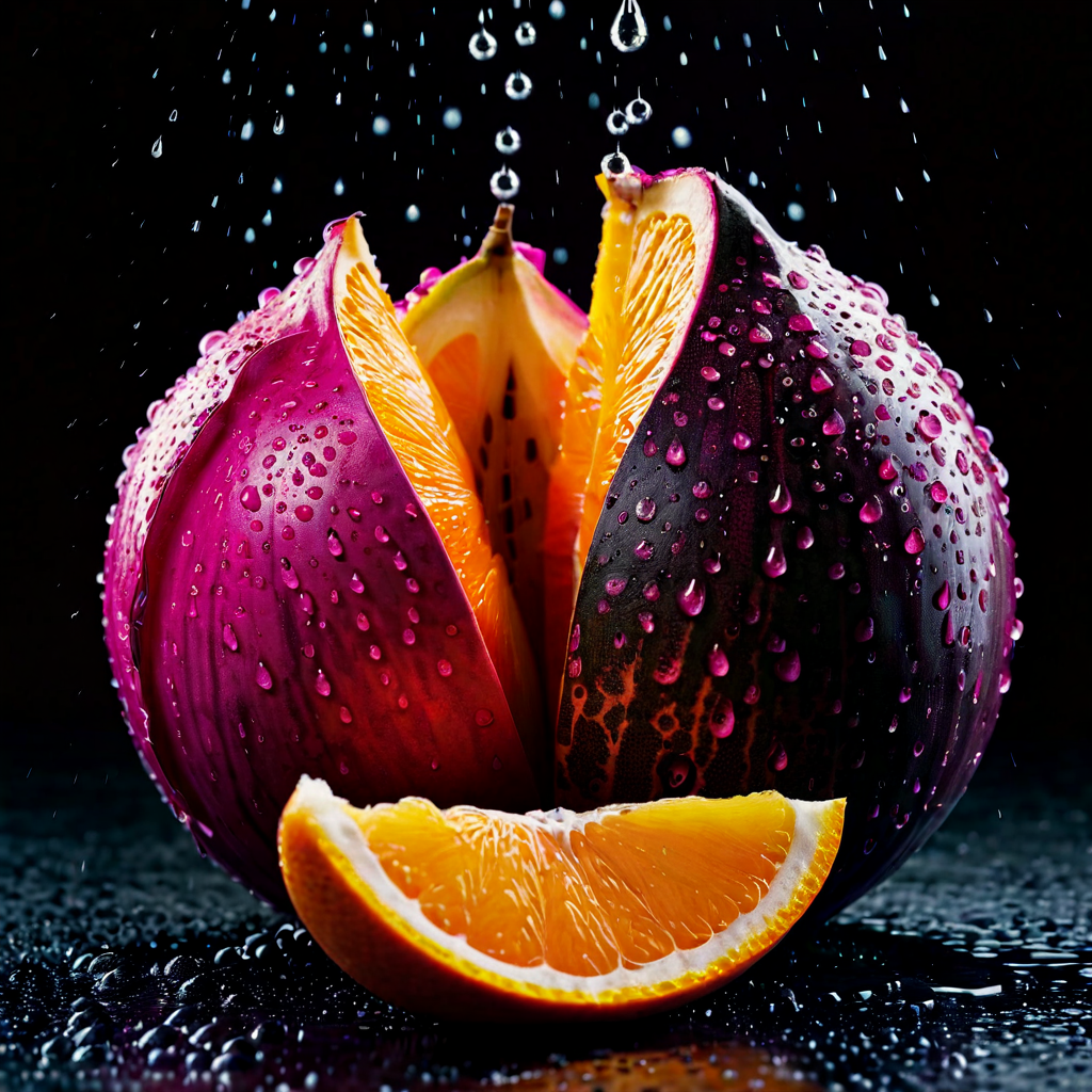 Hyper-realistic still life of...